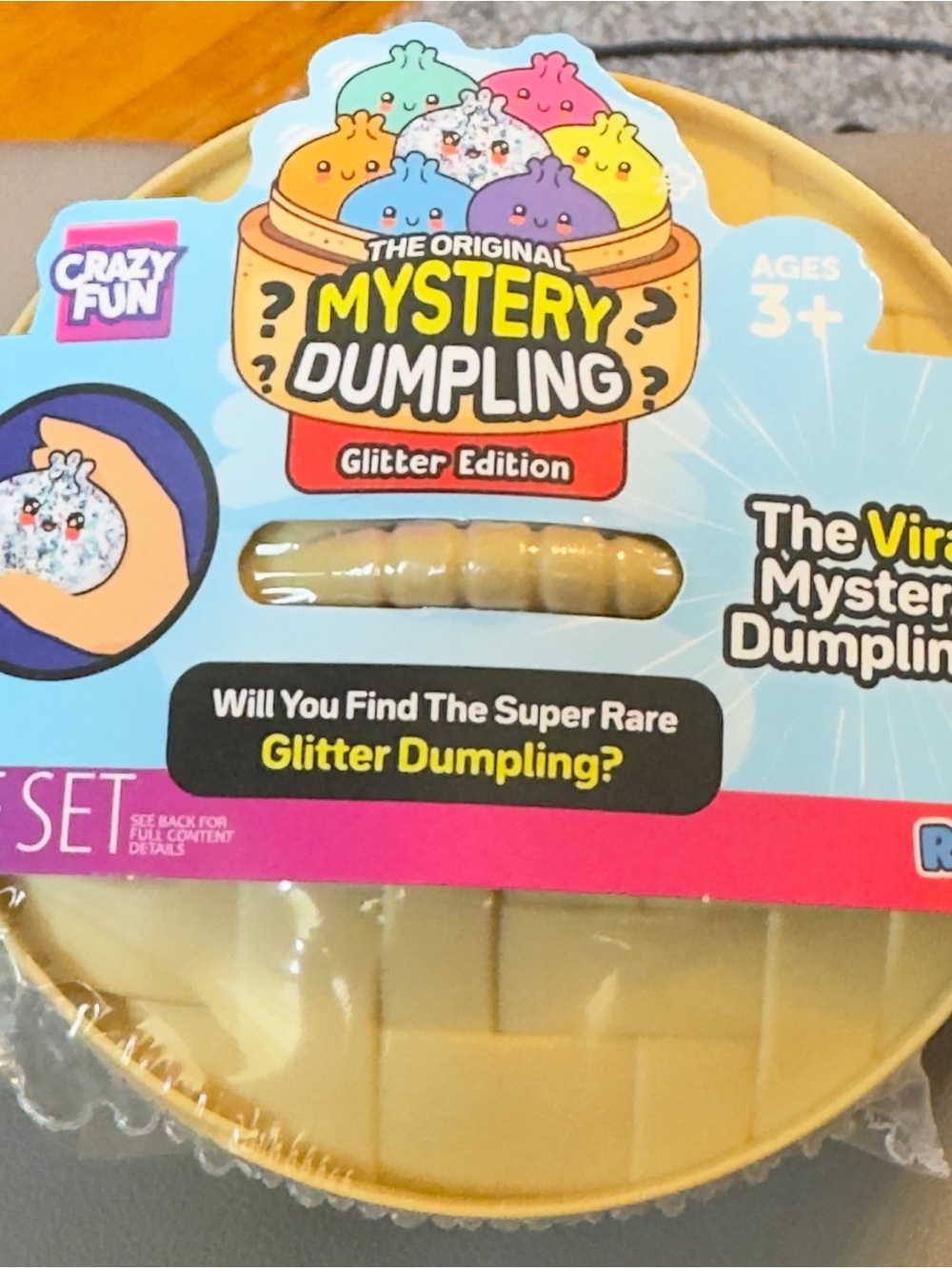 Crazy Fun Original Mystery Dumpling Glitter Edition Blind Box Toy Sealed NIP